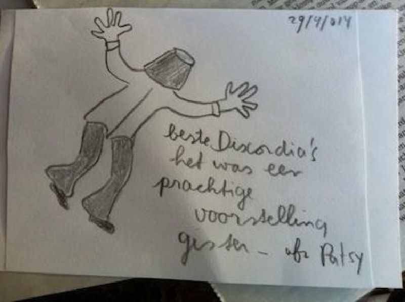 Tekening van Patsy Bak, 2014